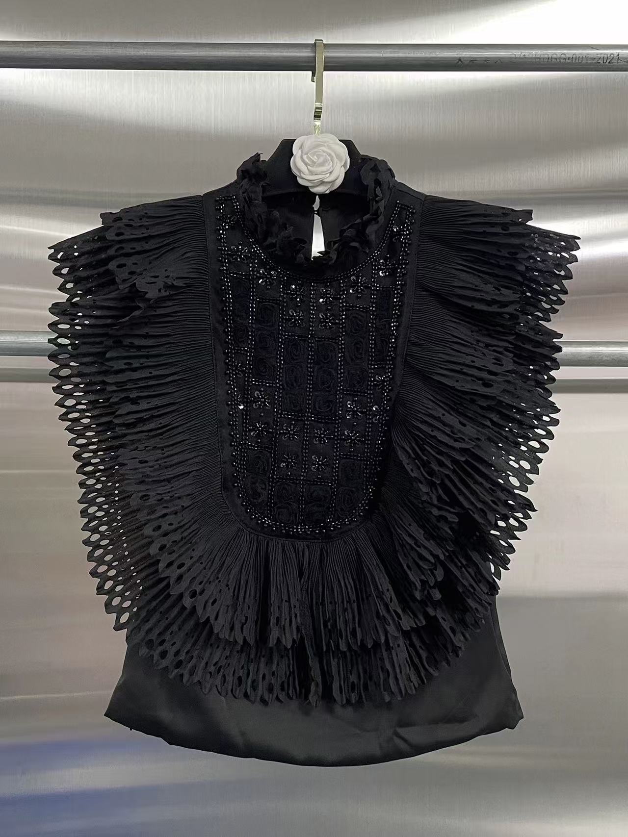 Top Blouse Women Sleeveless Ru - Shirt Camp Collar incelemesi ve fiyatı