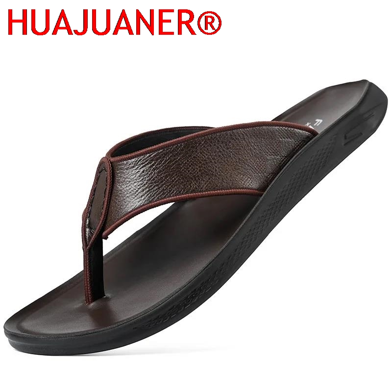 Casual Outdoor Men's Sandals S - Flip Flop Leather Men incelemesi ve fiyatı