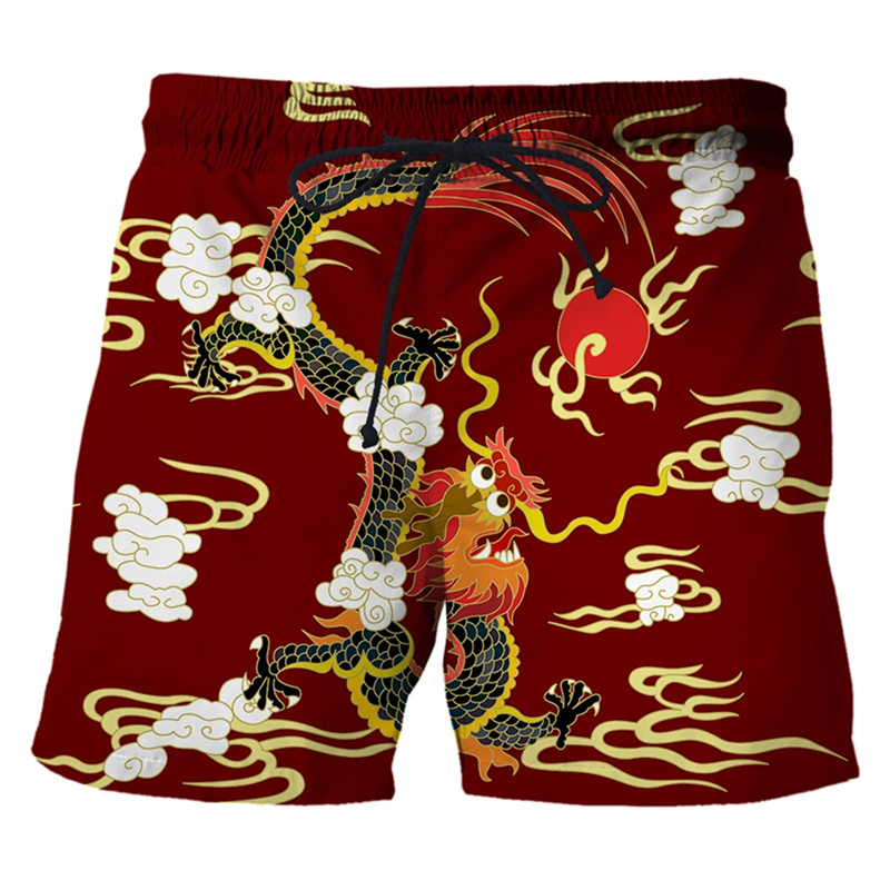 Chinese Dragon 3d Print Swim T - Trunks Board Surf incelemesi ve fiyatı